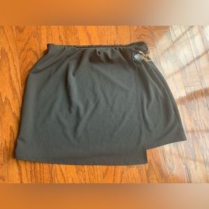 Rainbow Short Black Skirt